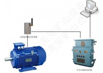 礦用帶式輸送機提升機風(fēng)機電動機軸承溫度振動監(jiān)測檢測