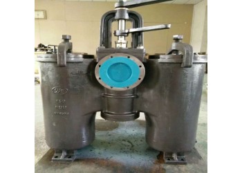 船用鑄鐵雙聯油濾器柴油機雙聯油濾器 F7208