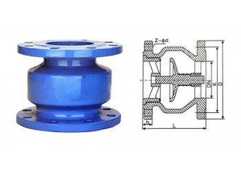 消聲止回閥，法蘭消聲止回閥