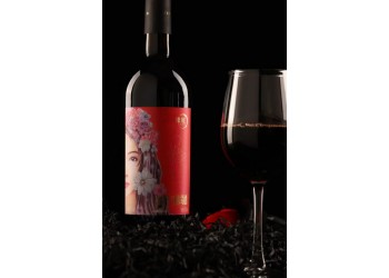 翁虹代言紅酒品牌緋虹絲路酒莊干紅葡萄酒750ml